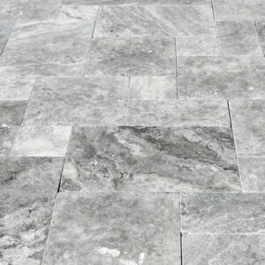 3PC Travertine Silver