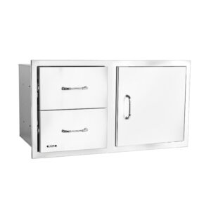 38” Stainless-steel Door/Drawer Combo with Reveal