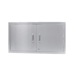 38″ stainless Steel Double Door with Reveal