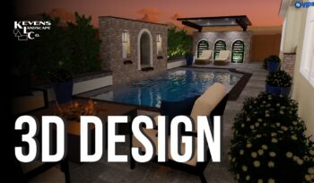 3D Landscape Design Rendering