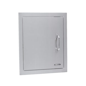 Vertical Stainless-Steel Access Door Left Swing with Reveal