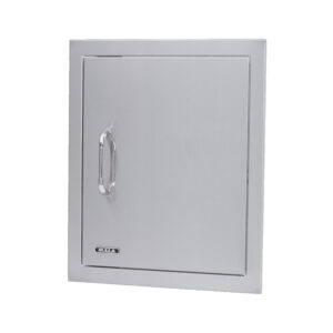 Vertical Stainless-Steel Access Door Right Swing with Reveal